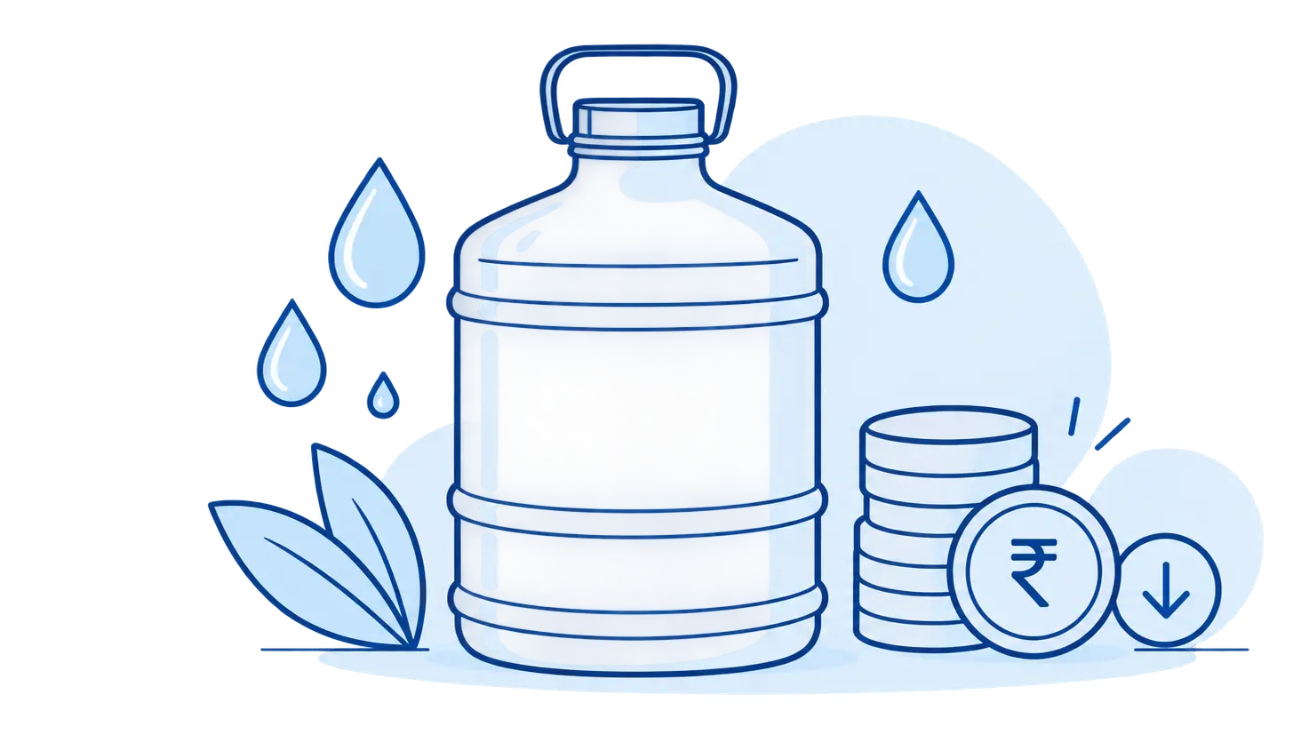 Cost-effective water cans