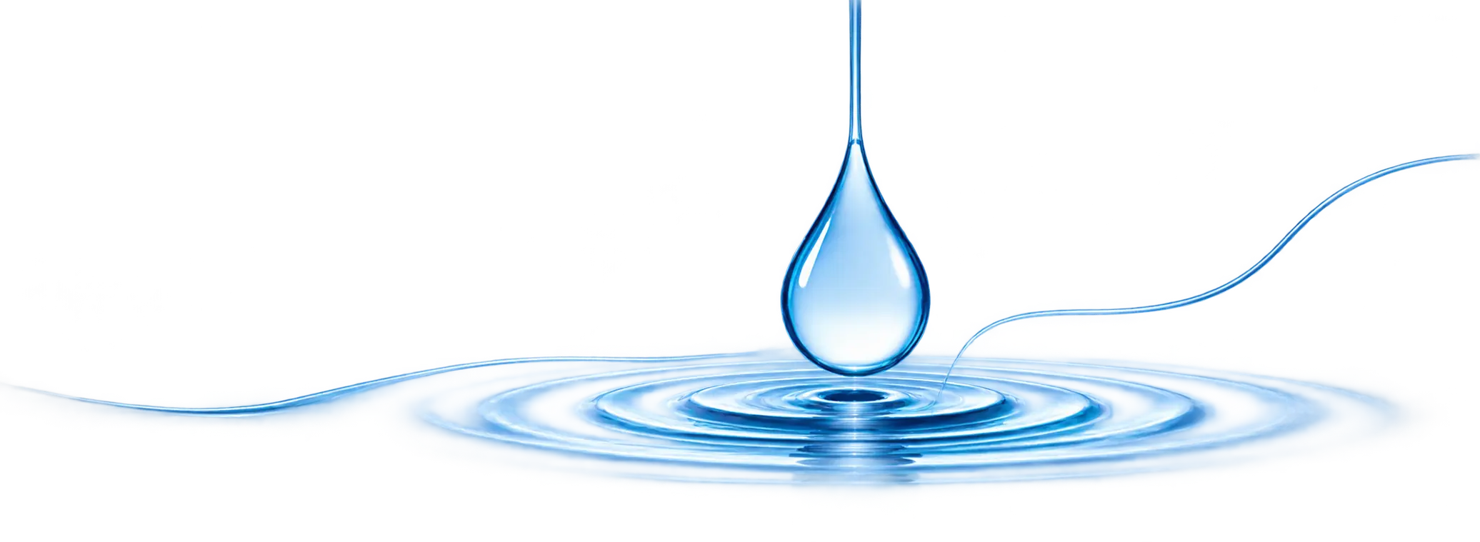 Pure Water Droplet